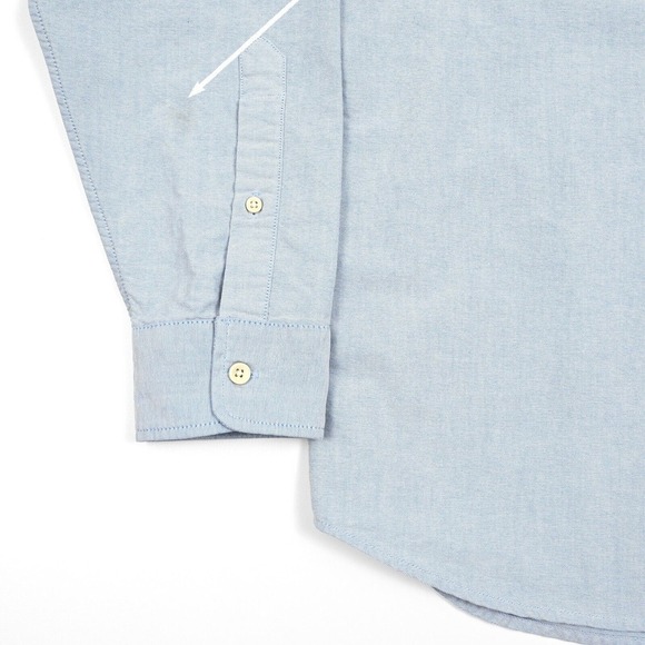 Taylor Stitch - The Jack Shirt - Atelier and Repairs Washed Blue Oxford - 46 2XL - Picture 5 of 10